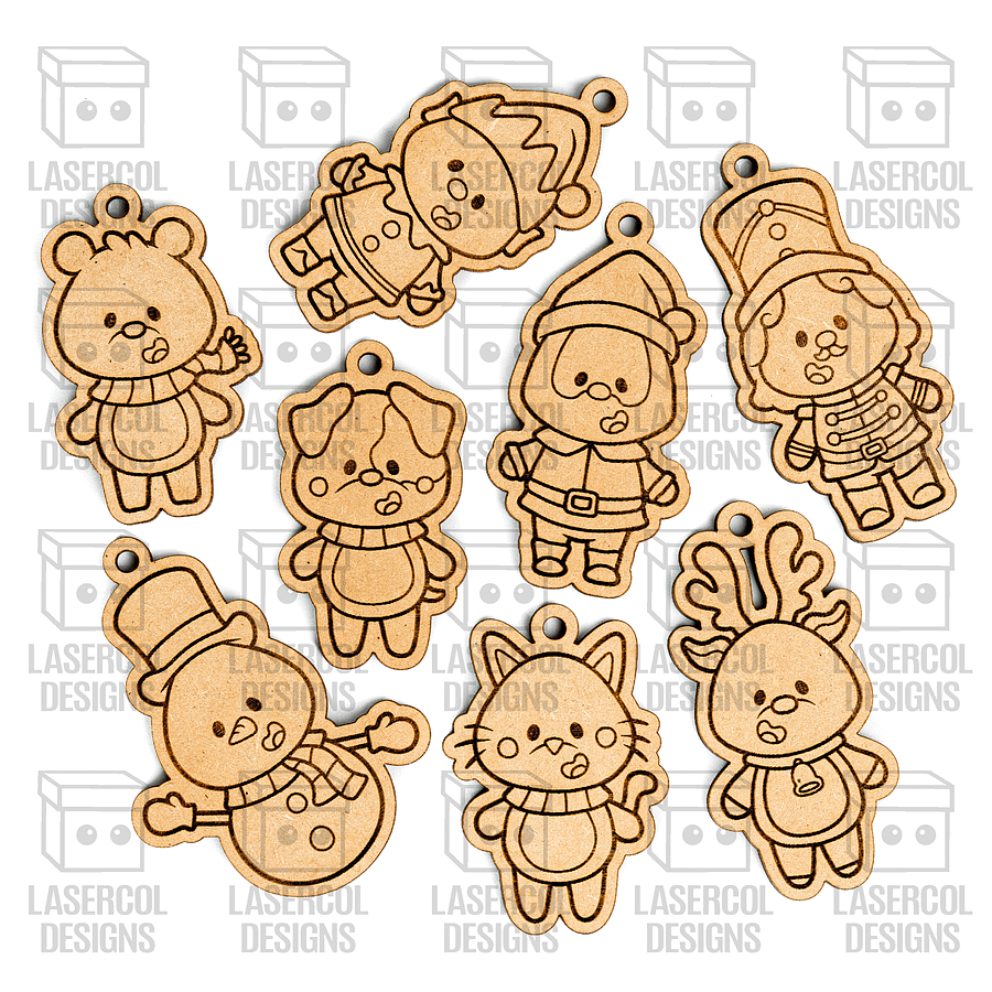 Christmas Ornaments - Laser Cut Files product image (5)
