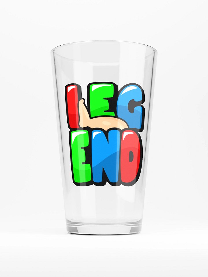 LEG-END PINT GLASS product image (1)