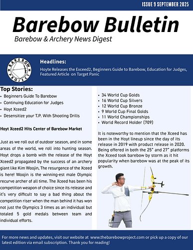 Barebow Bulletin #9 is up! Don’t forget you have to subscribe to  @thebarebowproject at www.thebarebowproject.com and it’s FR...