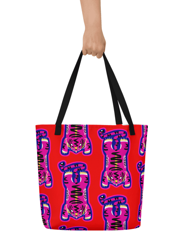 Pink Electric Tiger Handbag product image (10)