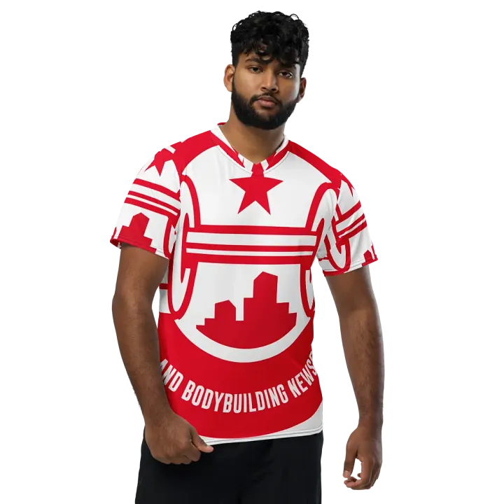 IFBNewsfeed.Org's All-Over Print Recycled Unisex Sports Jersey product image (1)