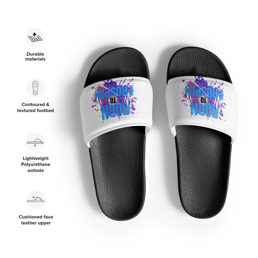 Born to Prosper Women's Slides product image (15)