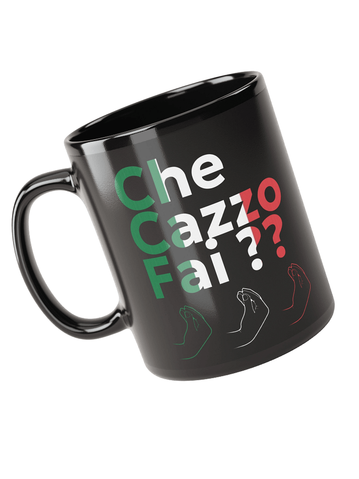 Italian CCF Glossy Mug - Black product image (1)