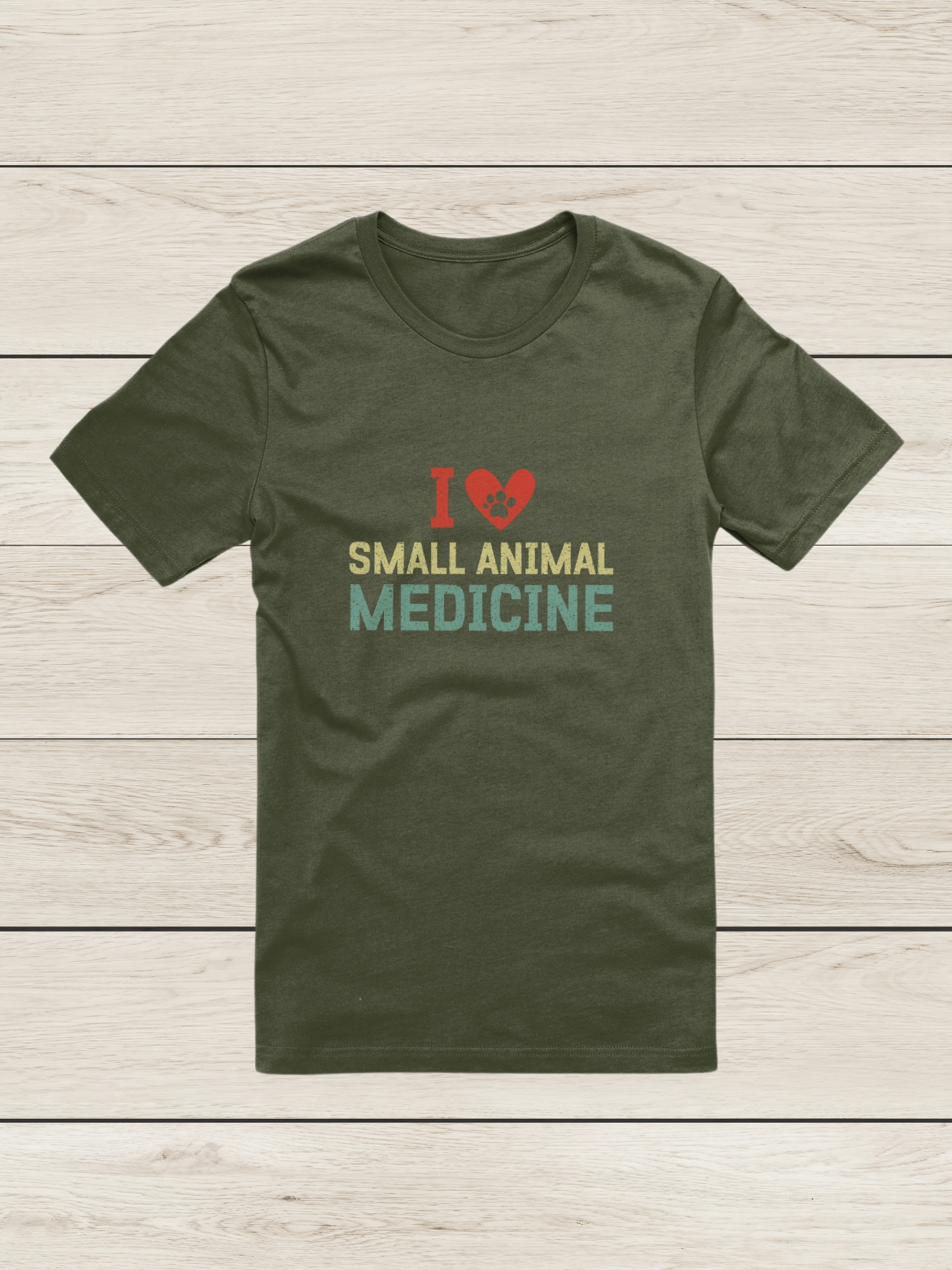 "I love small animal medicine" t-shirt product image (9)