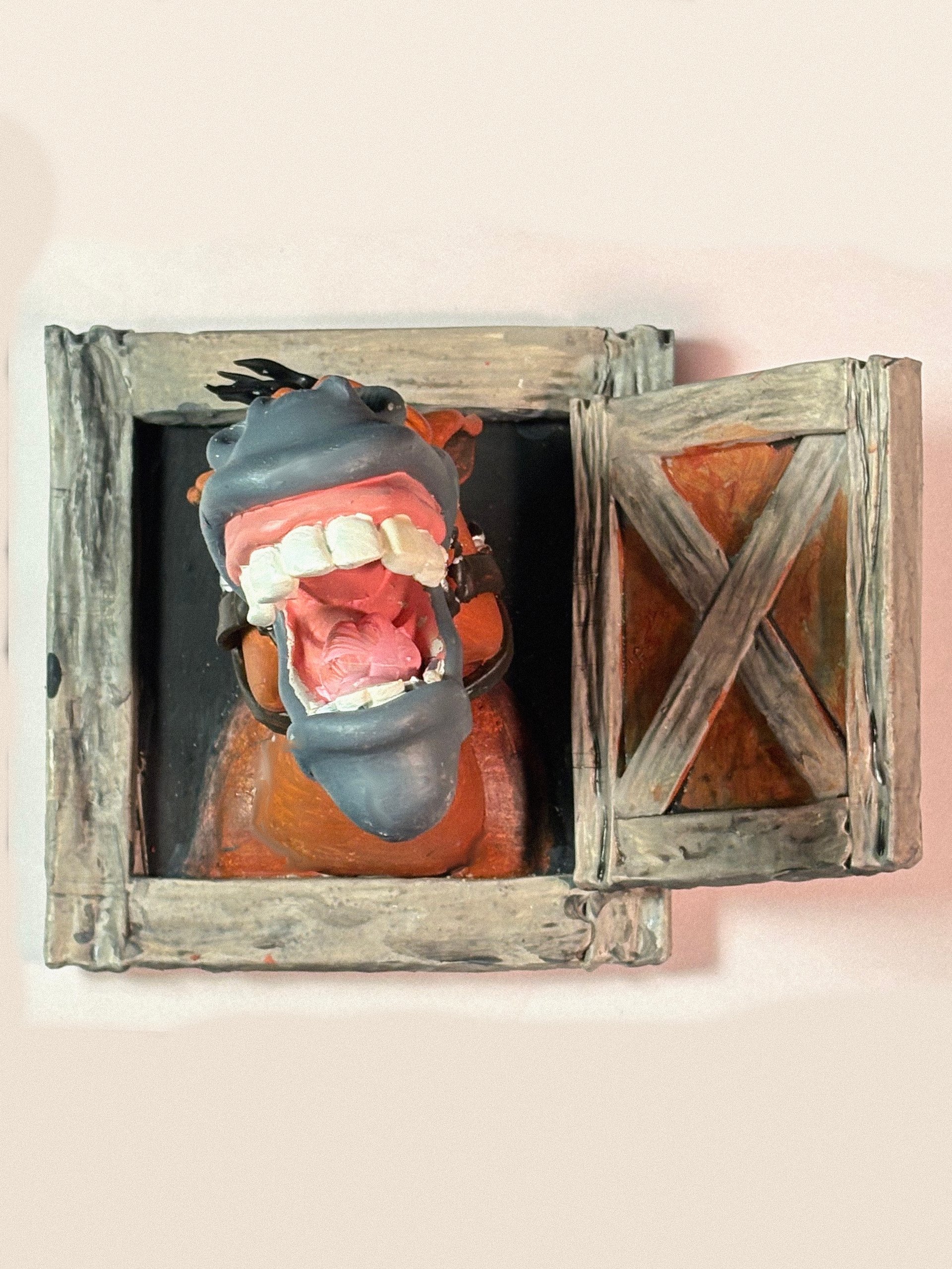 Horselaugh Wall Mounted Resin Sculpture. product image (4)