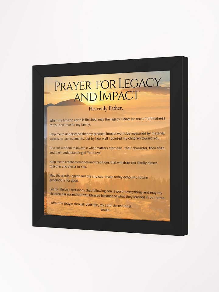 Prayer for Legacy and Impact - Square product image (21)