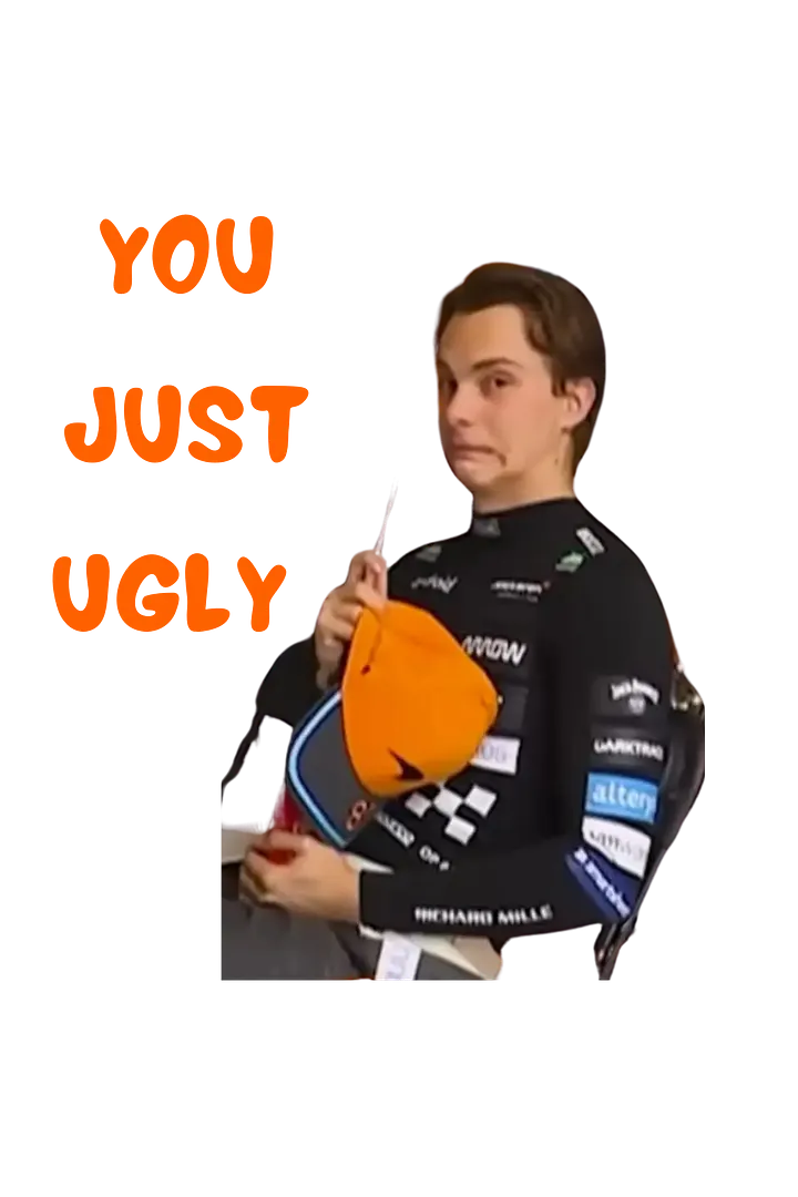 OSCAR PIASTRI funny free digital sticker for WhatsApp and Instagram product image (1)