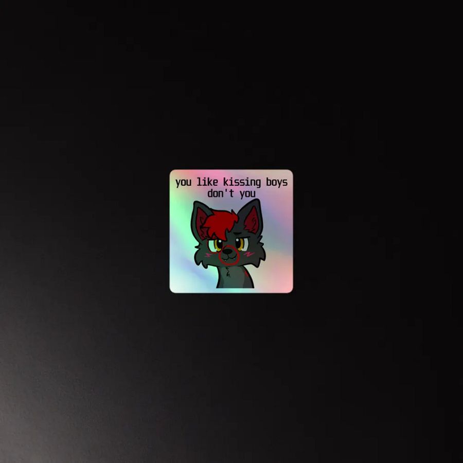 Fury Boykisser Holographic Sticker product image (4)