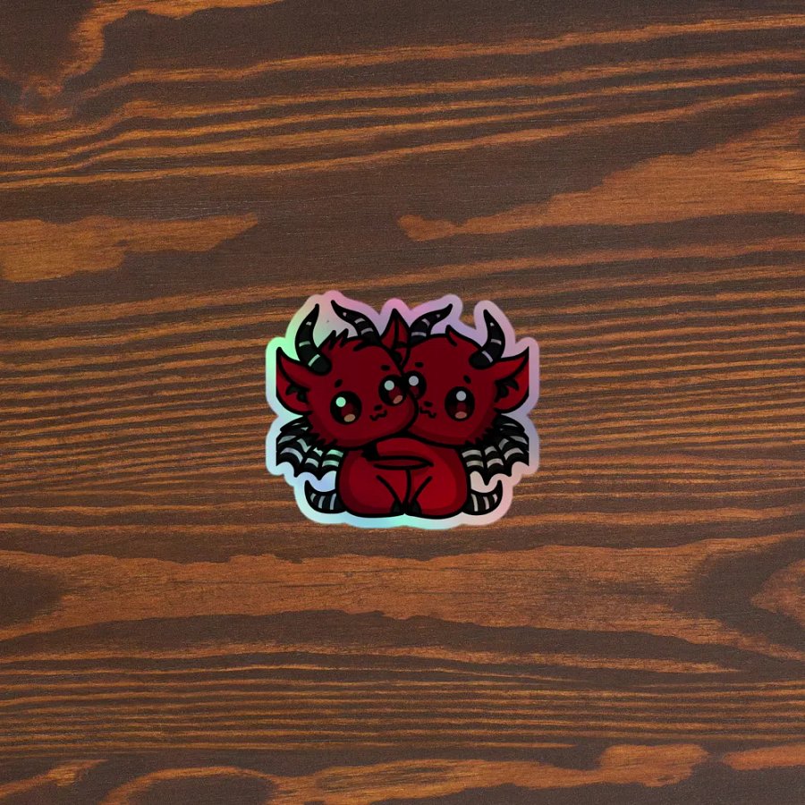 Cuddly Creatures Holographic Sticker Pack product image (5)