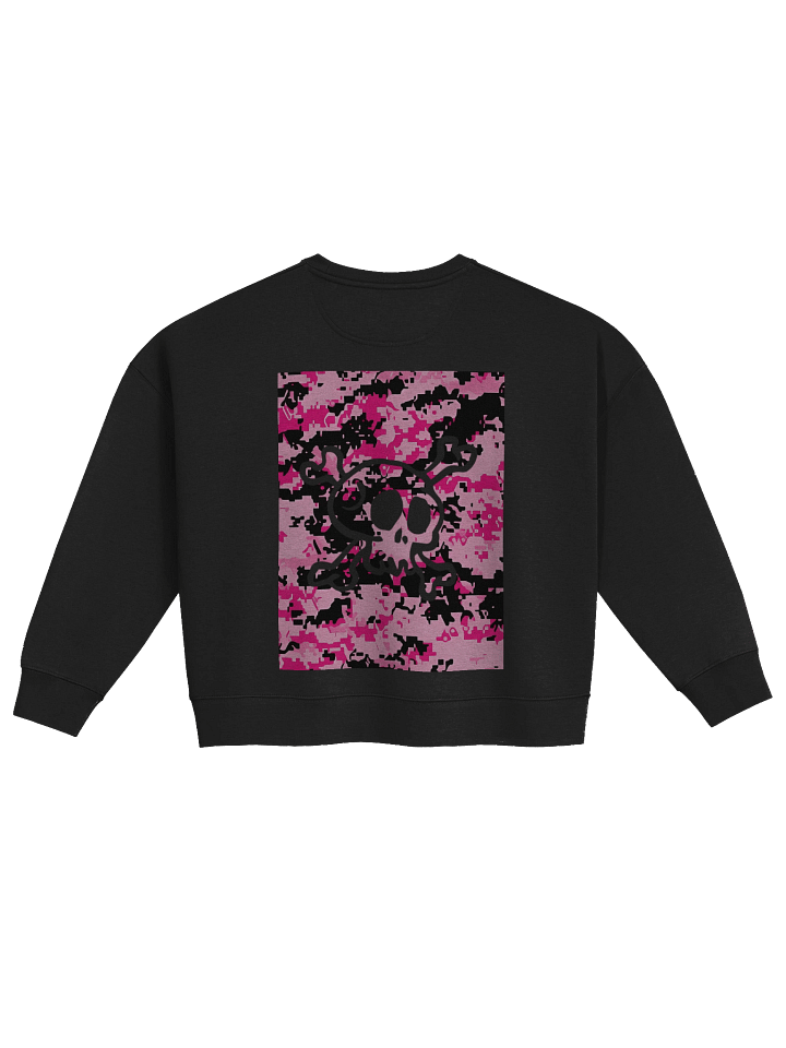 Rebel Rose Camo Skull Sweatshirt product image (2)
