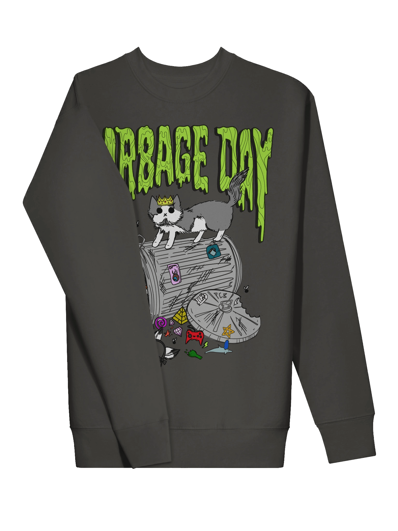 garbage day crew neck sweater product image (3)