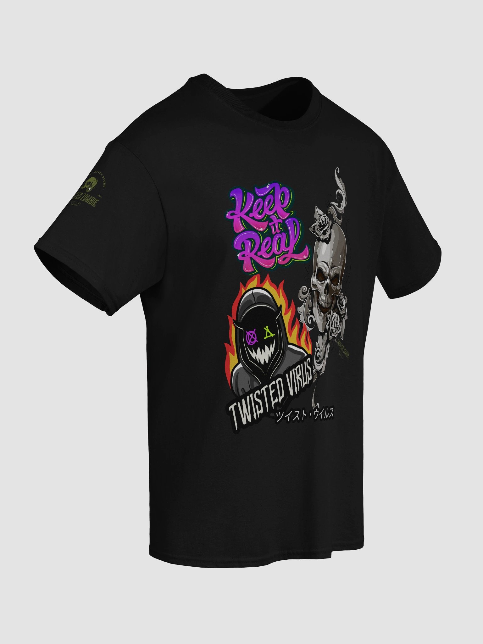 Twisted Virus: KEEP IT REAL T-shirt product image (20)