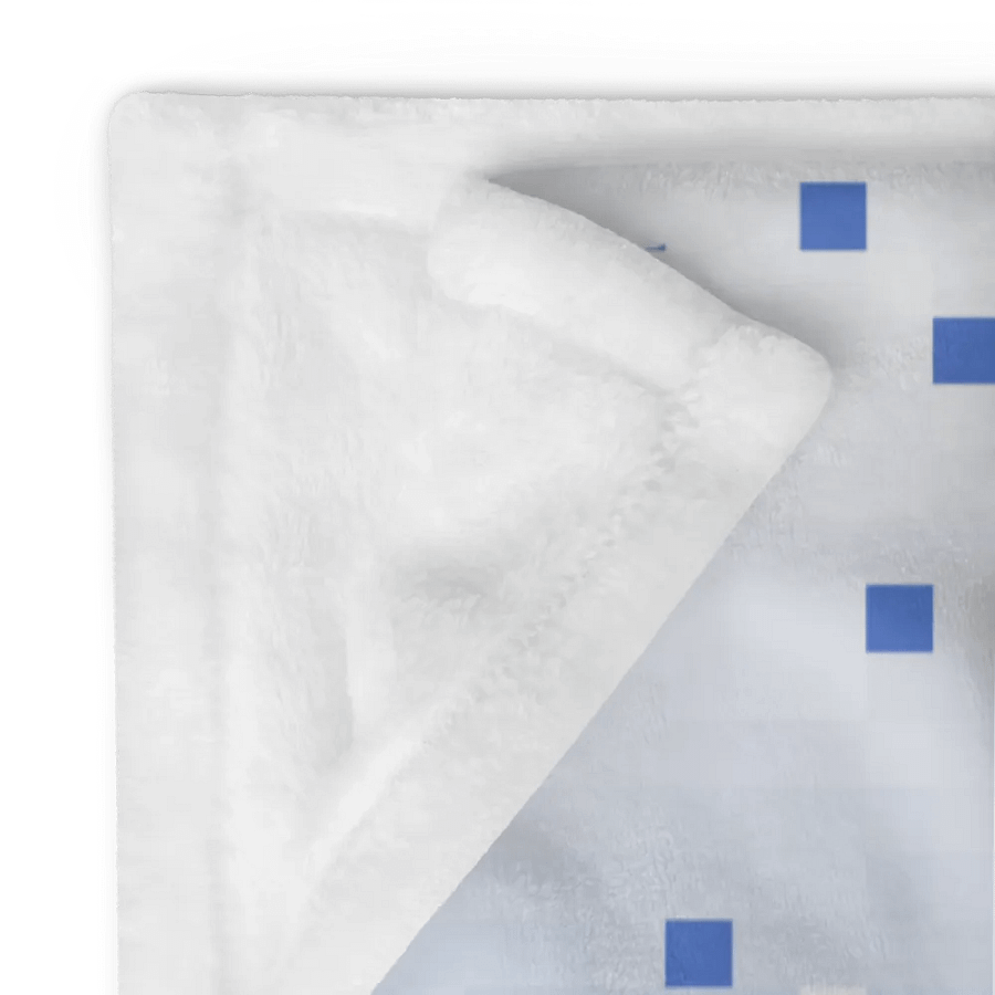 Blue Square Confetti Throw Blanket product image (24)