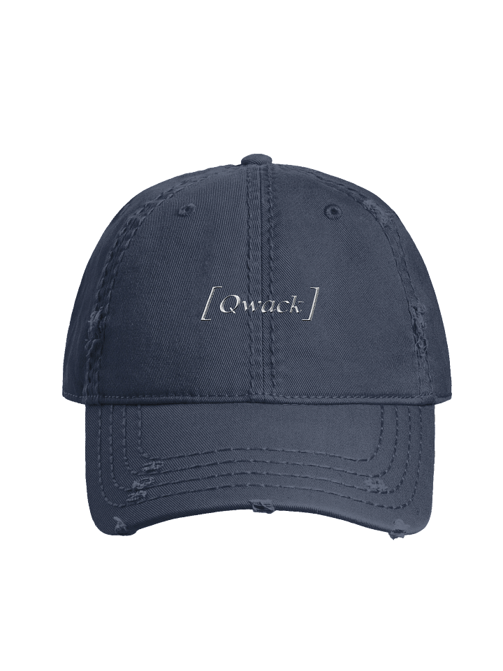 Minimalist Distressed Dad Hat - [Qwack] product image (1)