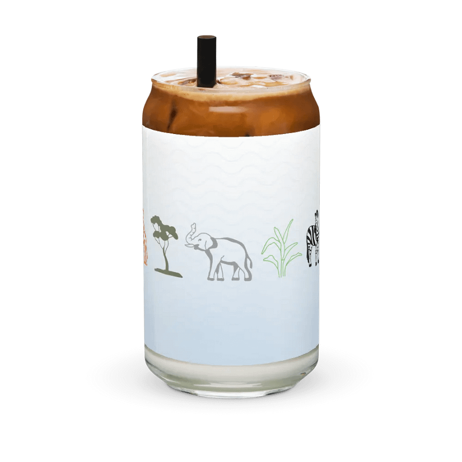 Savanna Serenity Can-Shaped Glass product image (6)