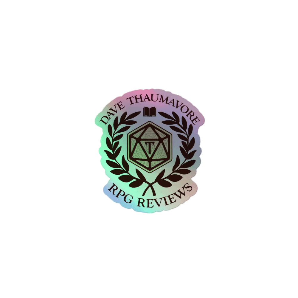 Collegiate Thaumavore logo holographic sticker product image (1)