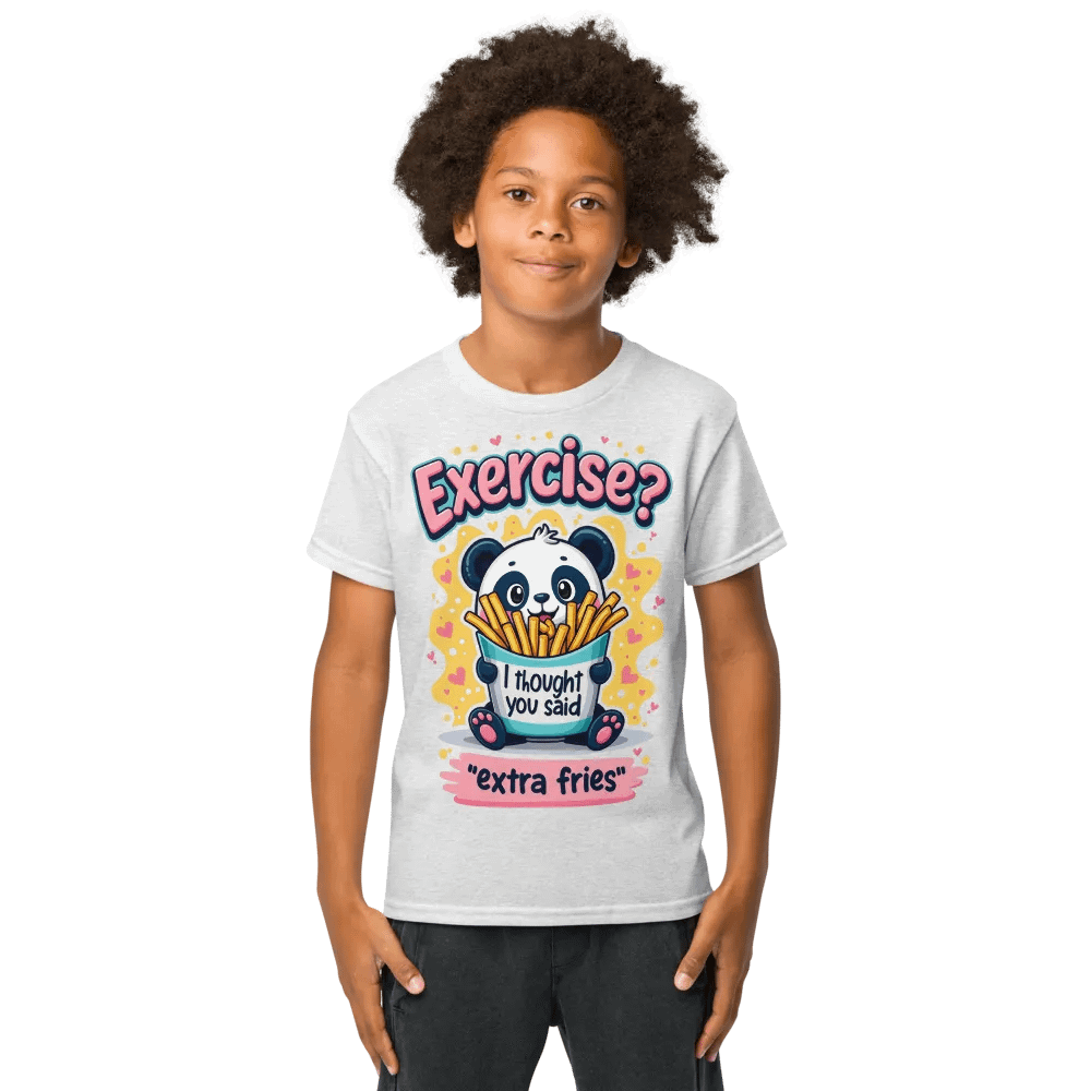 Panda Fries Youth Moisture-Wicking Tee product image (9)