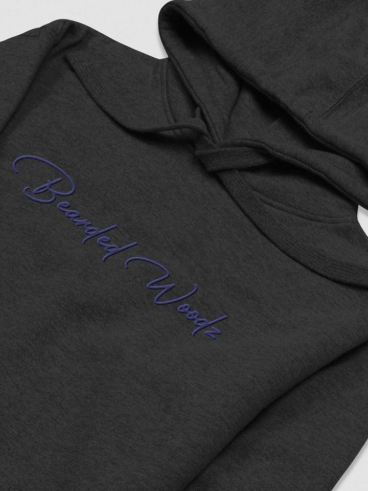 Women's Bearded Woodz Signature Hoodie (Navy Embroidery) product image (2)