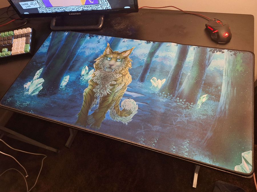 SparkleCat Forest Deskmat product image (4)