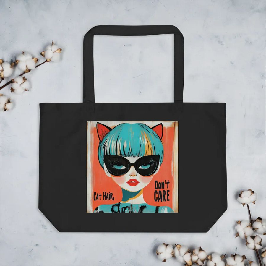 Cat Hair, Don’t Care Tote Bag product image (3)