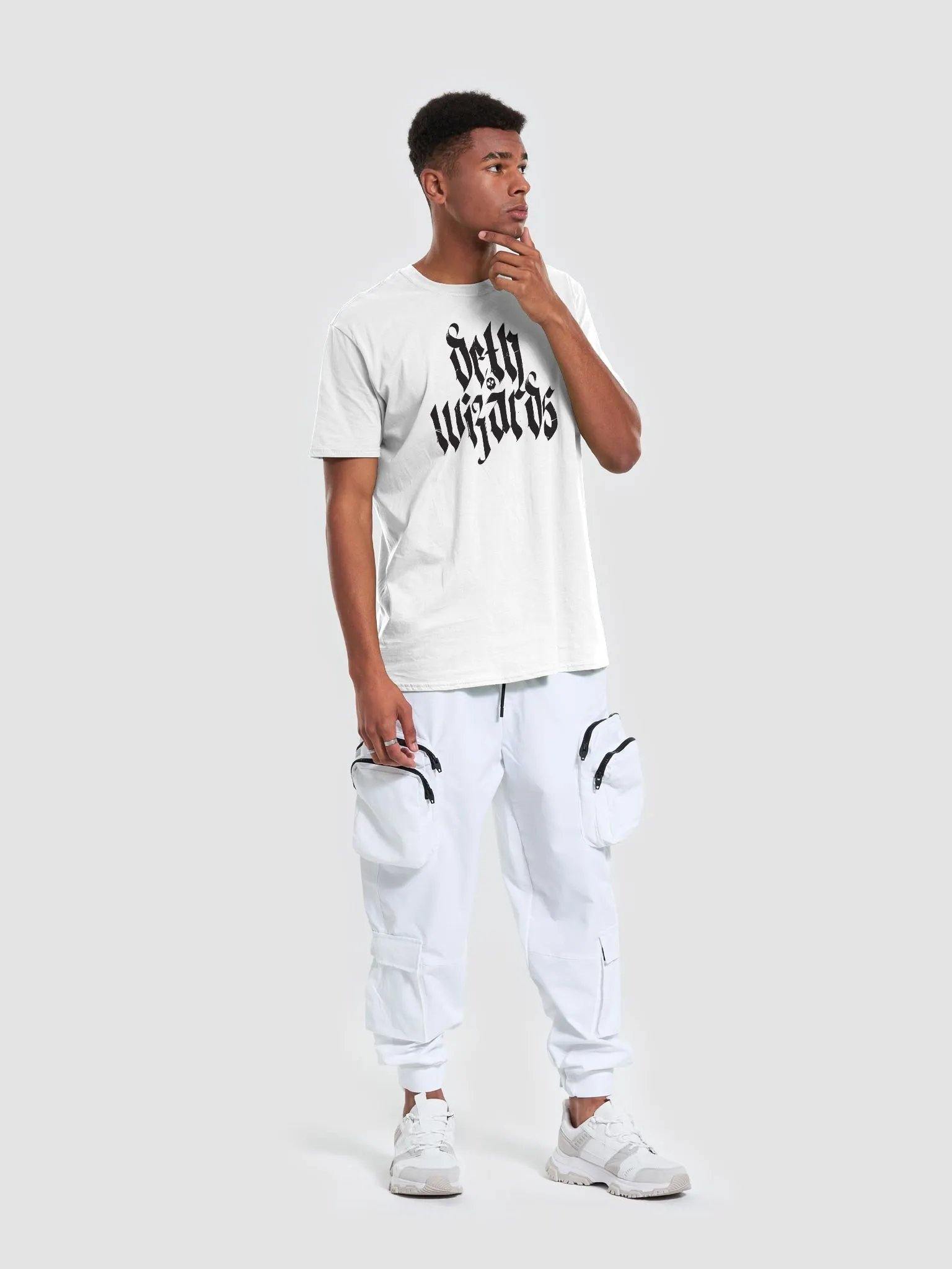 Deth Wizards - logo on light shirt product image (3)