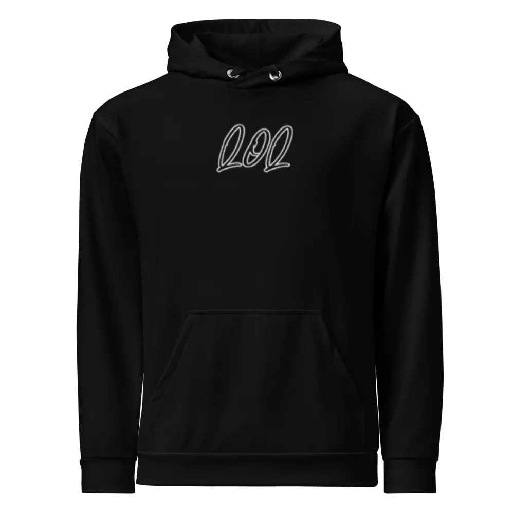 QOQ/Logo Hoodie (Black) product image (1)