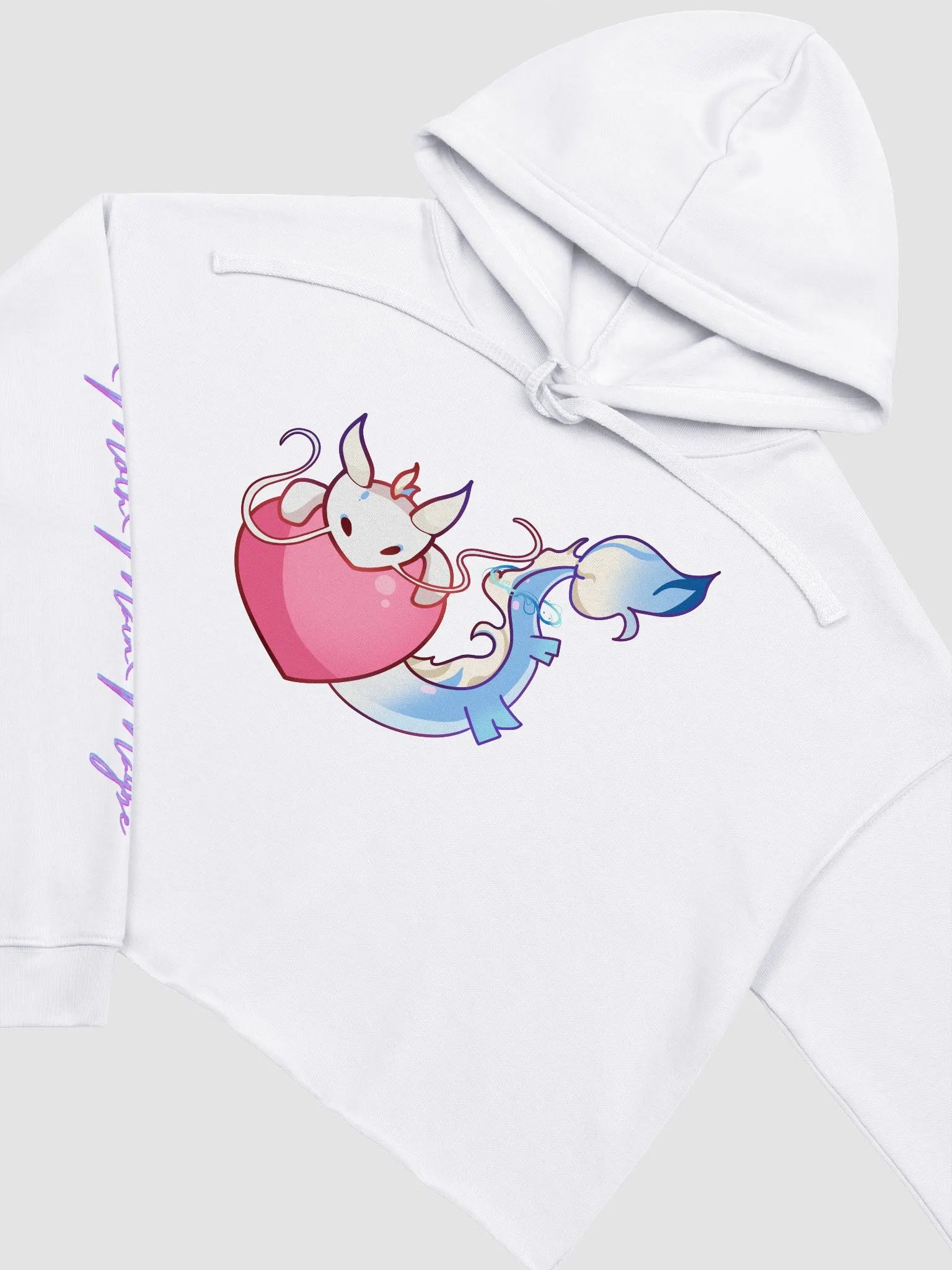 Moth Feminine Crop Hoodie product image (1)