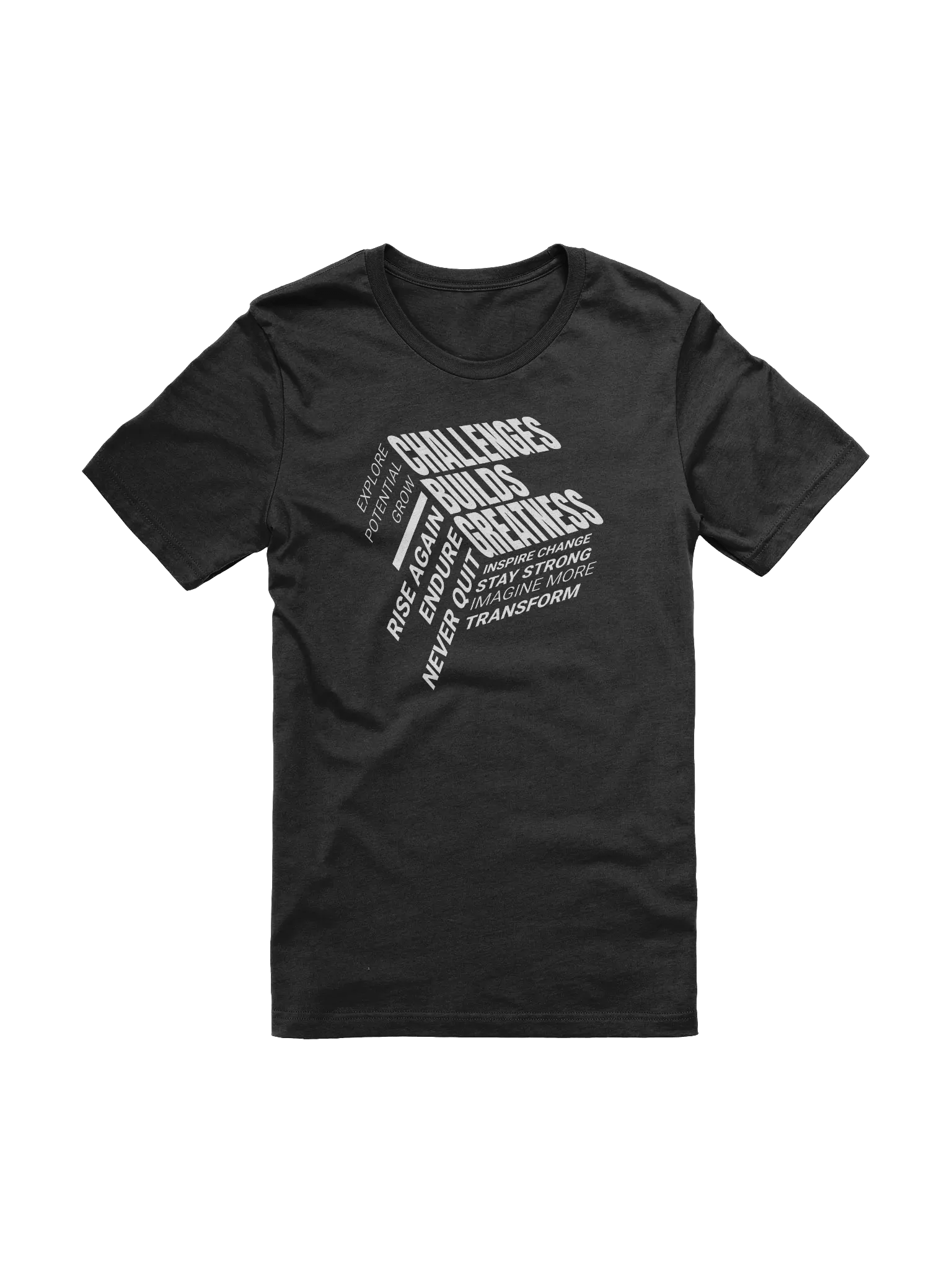 Motivational Typography Unisex Tee product image (1)
