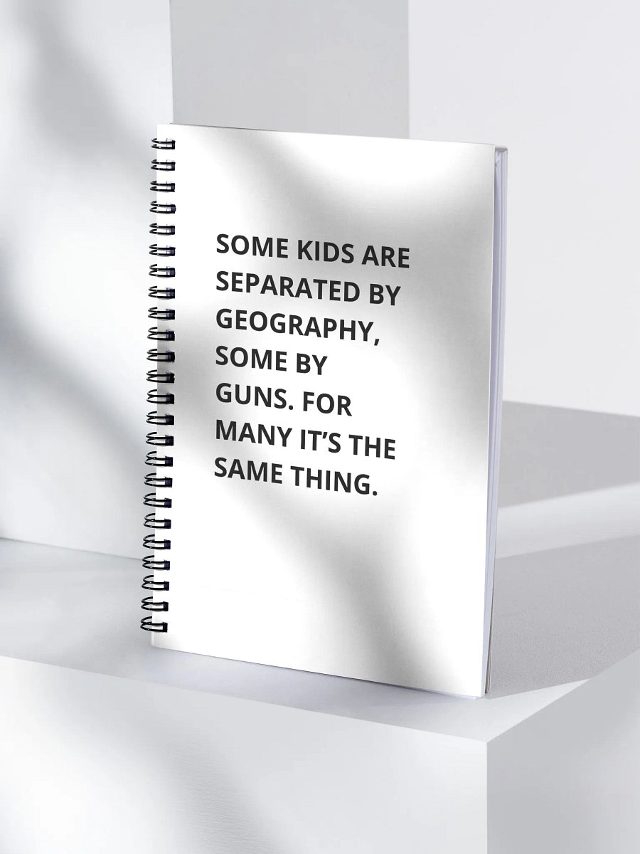 Geo-Separation Spiral Notebook product image (4)