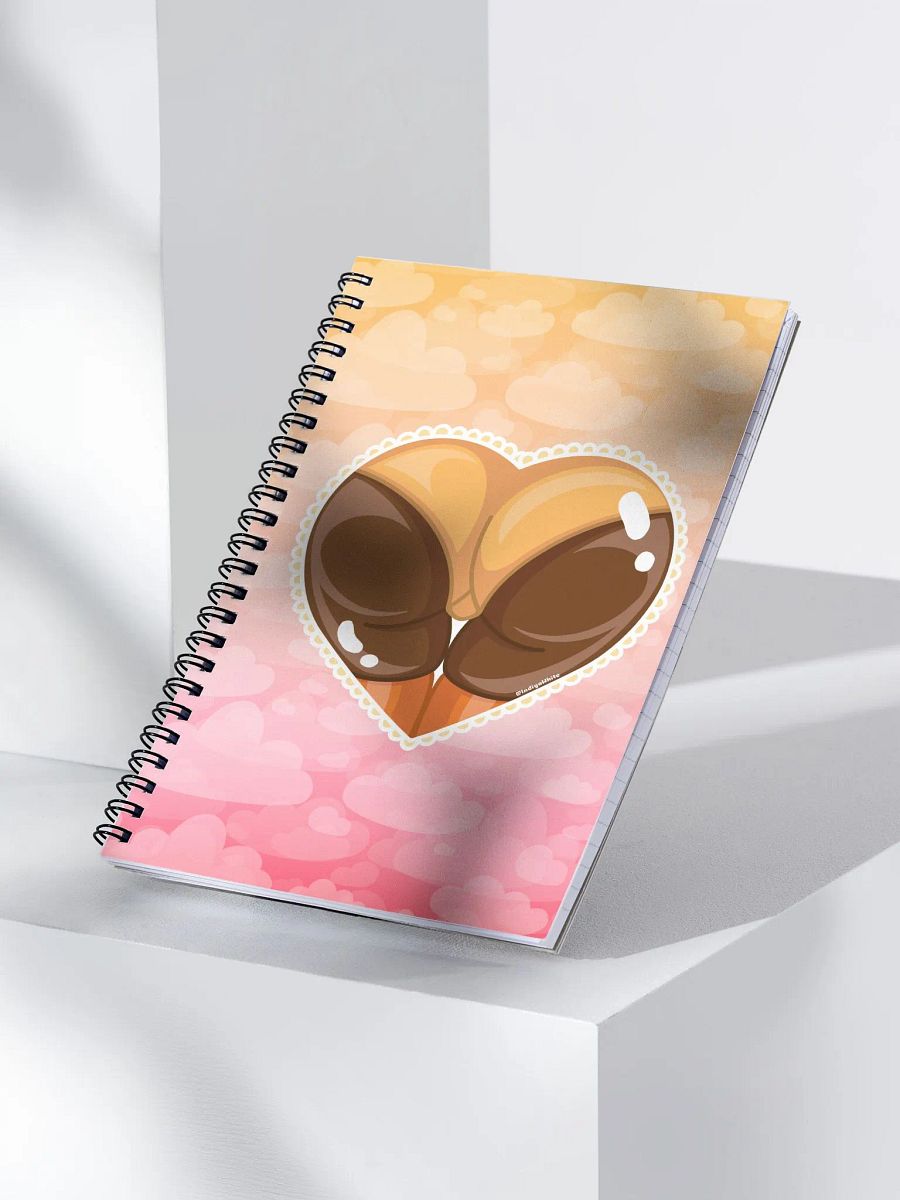 Orange Heart Booty Notebook product image (4)