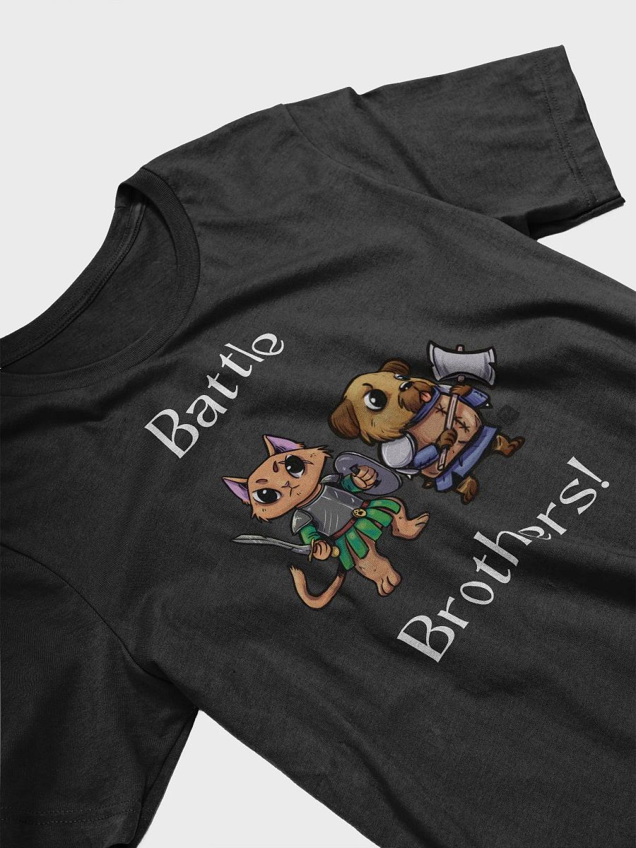 Cat and Dog DND Fighters 'Battle Brothers' T-Shirt - Fantasy Animal Apparel product image (3)