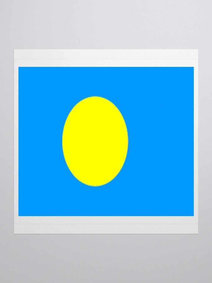 Exclusive Palau Flag Kiss-Cut Stickers - High-Quality Vinyl, Multiple Sizes product image (2)