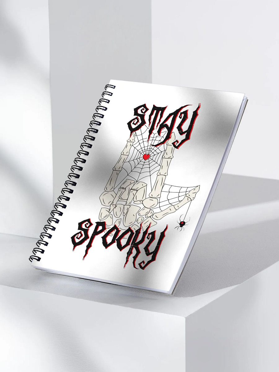 Stay Spooky! Skeleton Spiral Notebook product image (3)