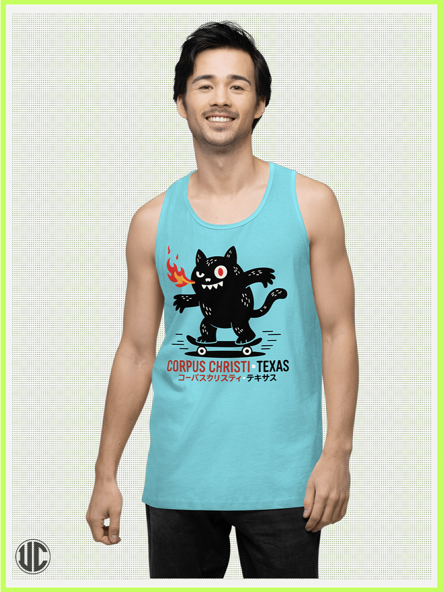 Corpus Christi Skater – Men’s Tank Top product image (3)
