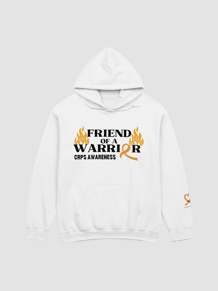 FRIEND of a Warrior CRPS Awareness Hoodie- Black Print product image (1)