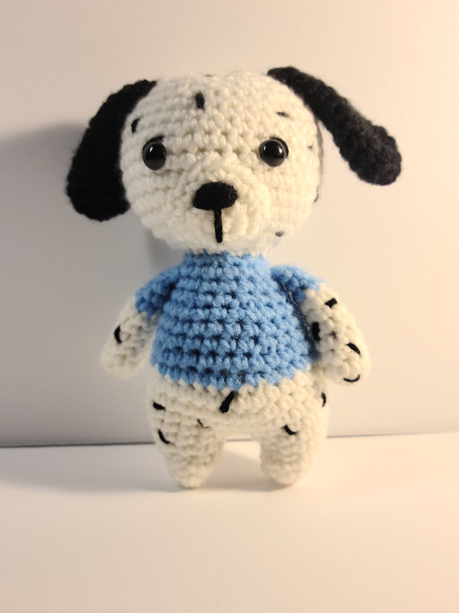Handmade Amigurumi Dalmation Stuffed Animal product image (1)