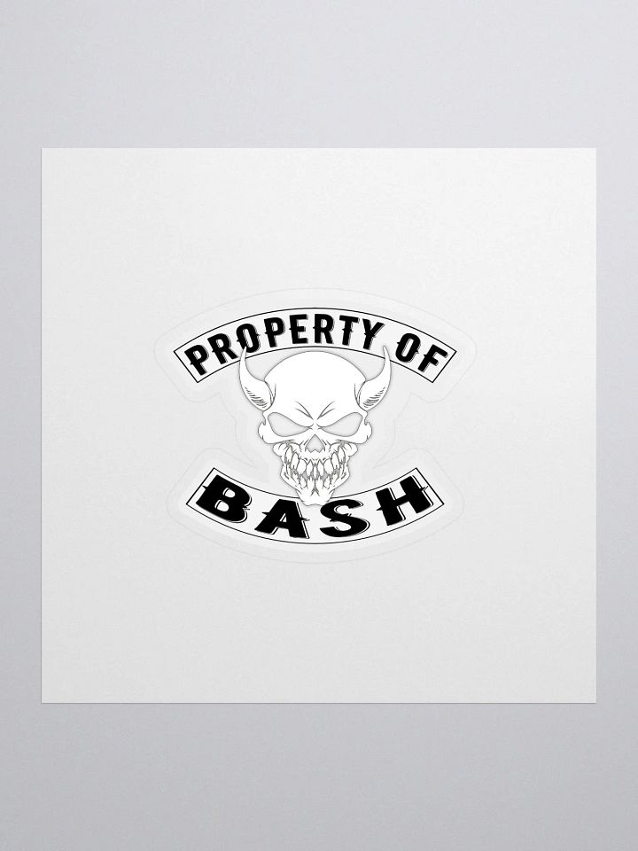Property of Bash Sticker product image (1)