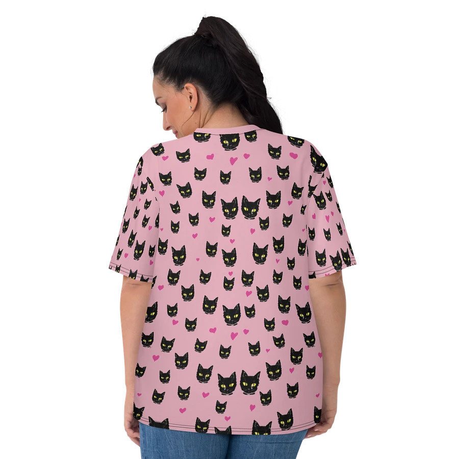 'Pink Kitty Dots'' Women's Poly Tee product image (6)