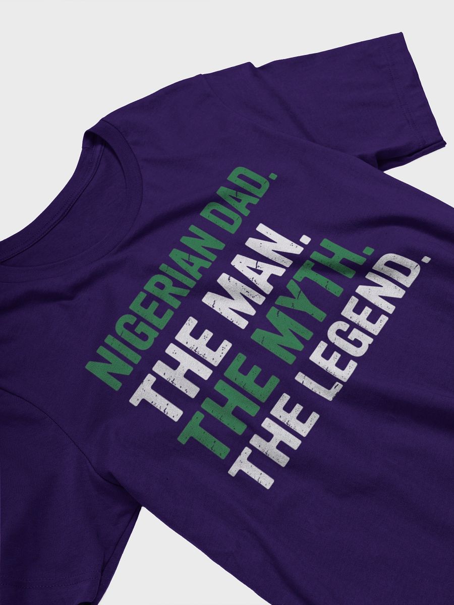 Nigerian Dad The Man The Myth The legend Father's Day Supersoft T-shirt product image (3)