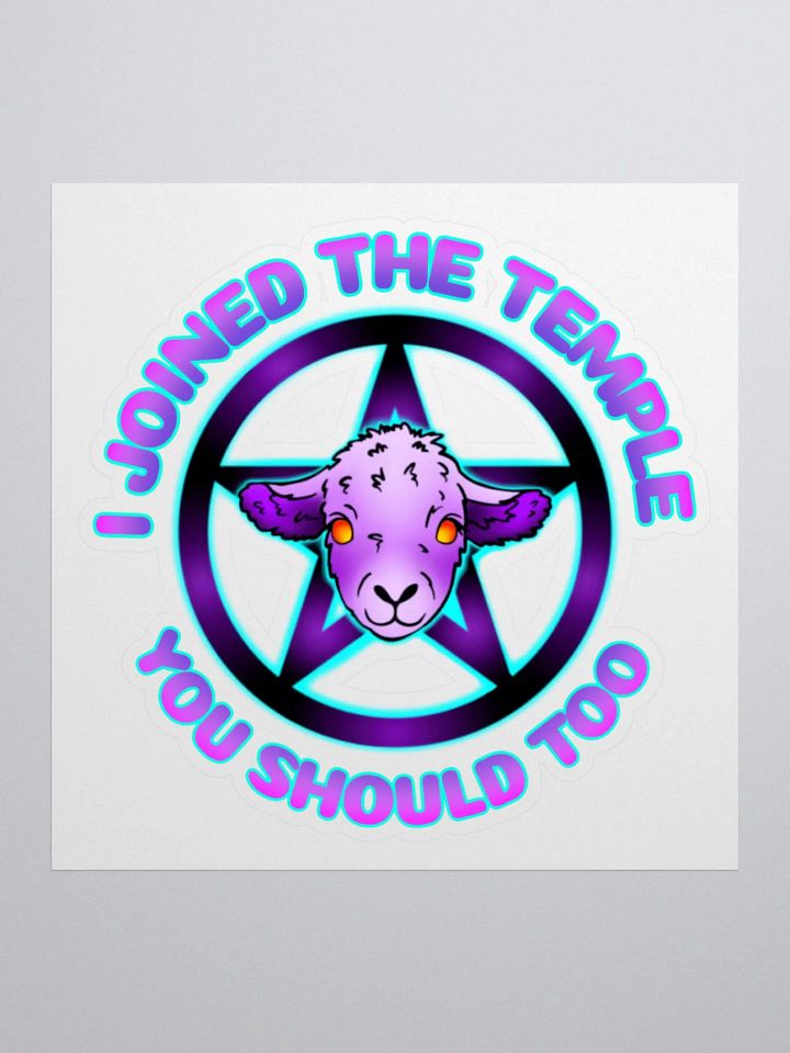 Join The Temple Sticker product image (1)