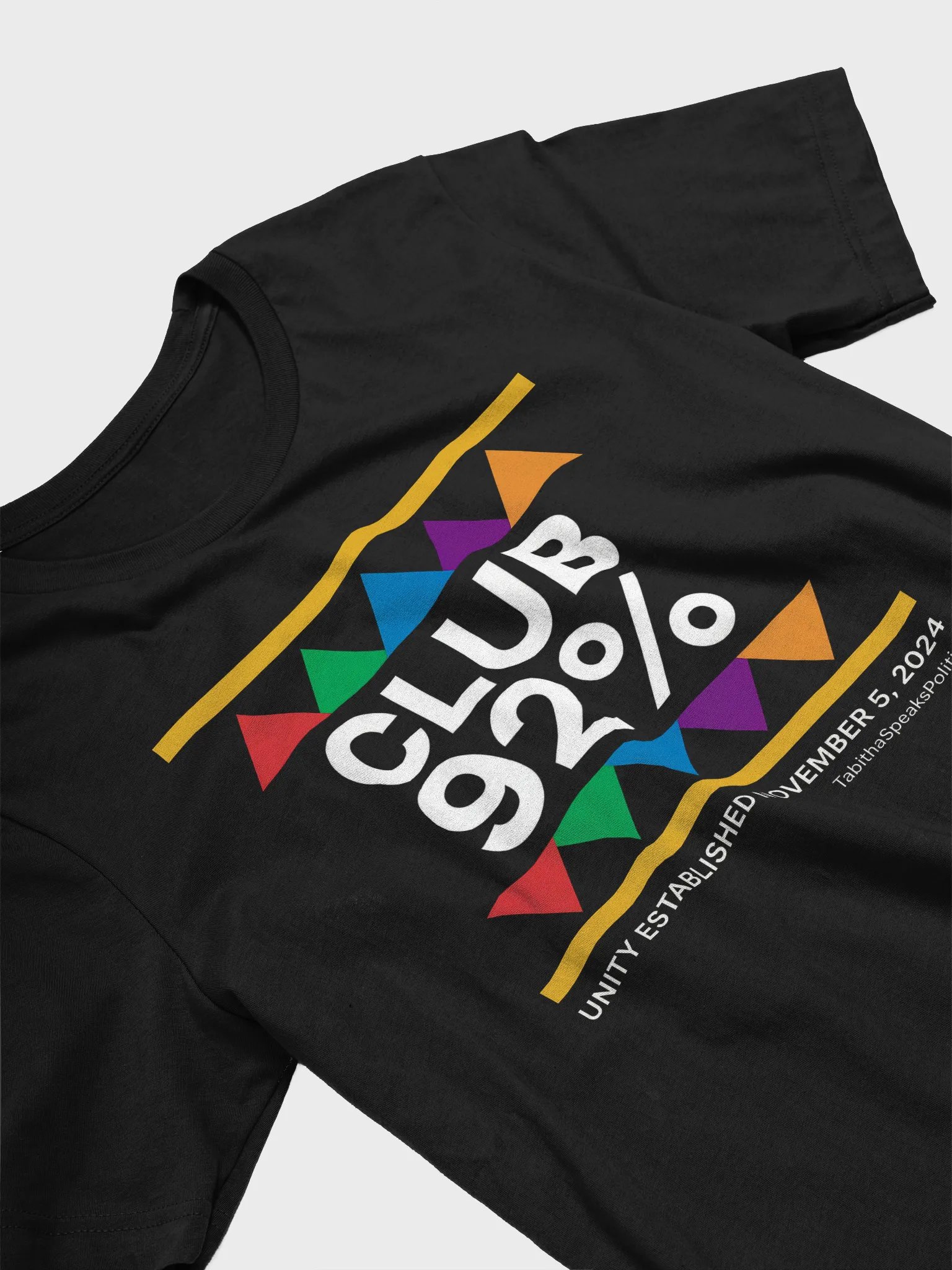 CLUB 92% Unity Tee – Glow with Bold Pride product image (3)