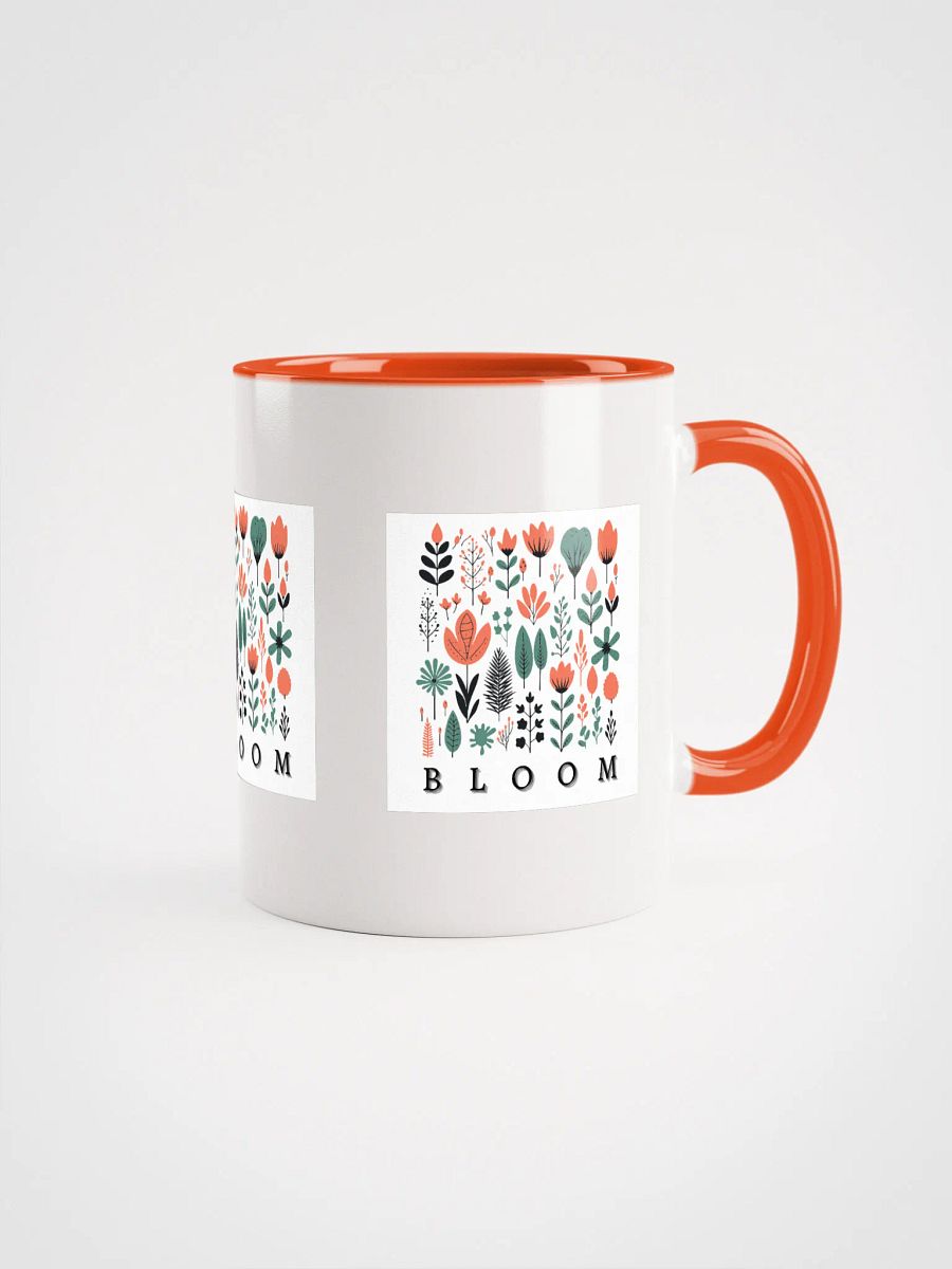 BLOOM Floral Ceramic Mug Coral product image (1)