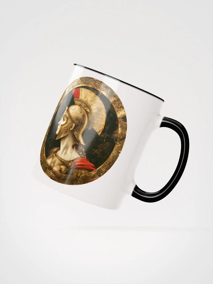Athena - The Goddess of War and Wisdom Ceramic Mug with Black Color Inside product image (4)