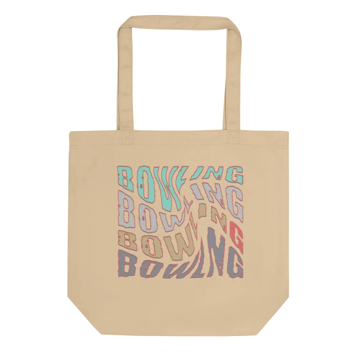 Mess Swirl Bowling Wavy Colorful Tote Bag product image (1)