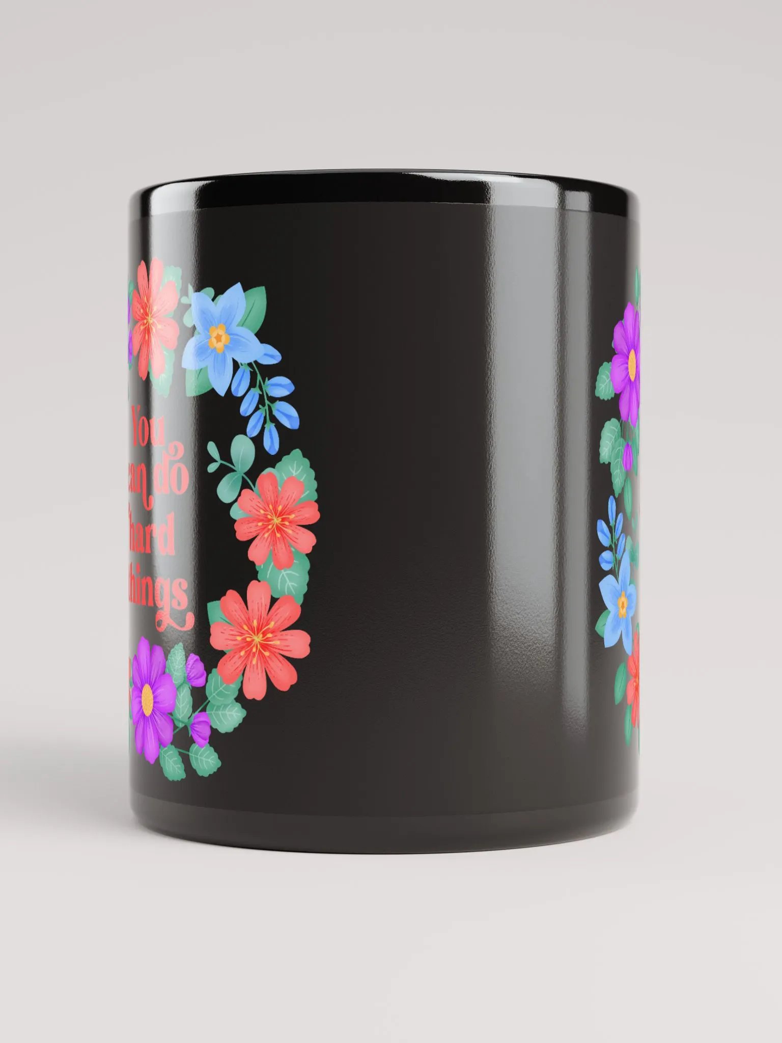 You can do hard things - Black Mug product image (5)