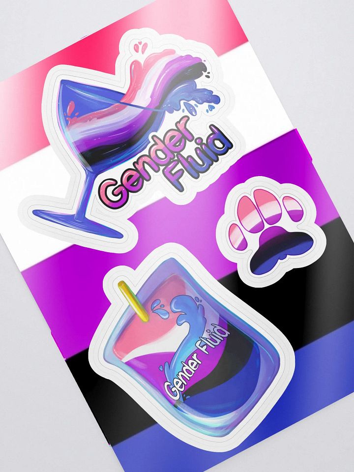 Gender Fluid - Sticker set product image (2)