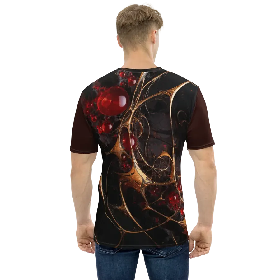 Crimson Filament All-Over Print T-Shirt product image (2)
