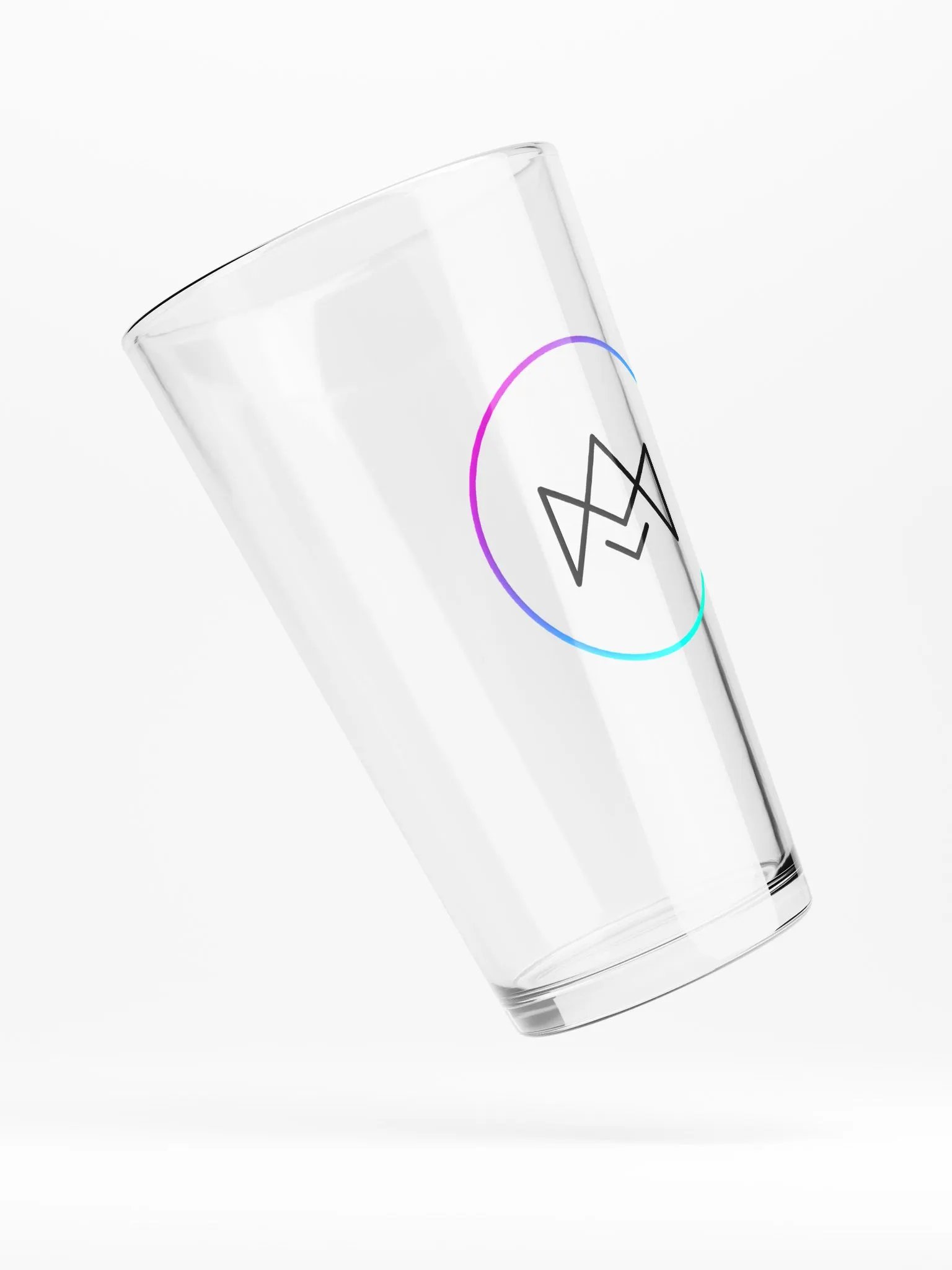 MayLouuu Logo Pint Glass (black) product image (4)