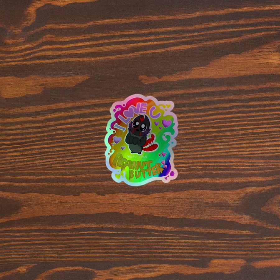 Fury Loves You Pride Holographic Sticker product image (5)