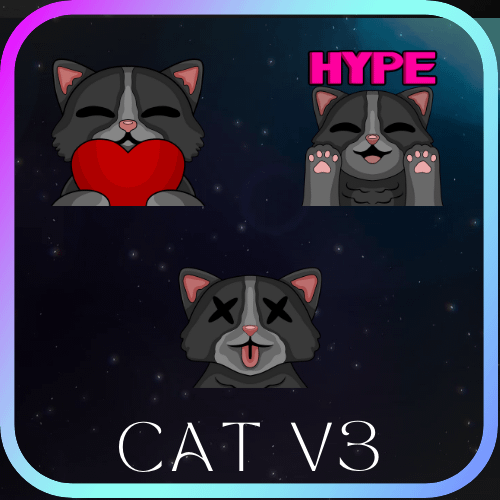 Cat V3 Emotes product image (1)
